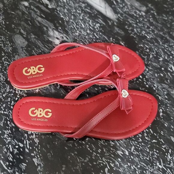 BRAND NEW GBG BOWNOT SLIP ON WOMENS FLAT SANDALS - Picture 3 of 14